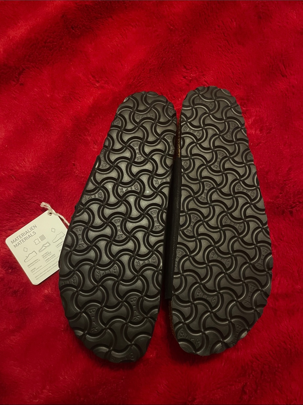 Birkenstock Black Granada Multi-Strap Cork Footbed Sandals - final markdown. - Picture 2 of 4